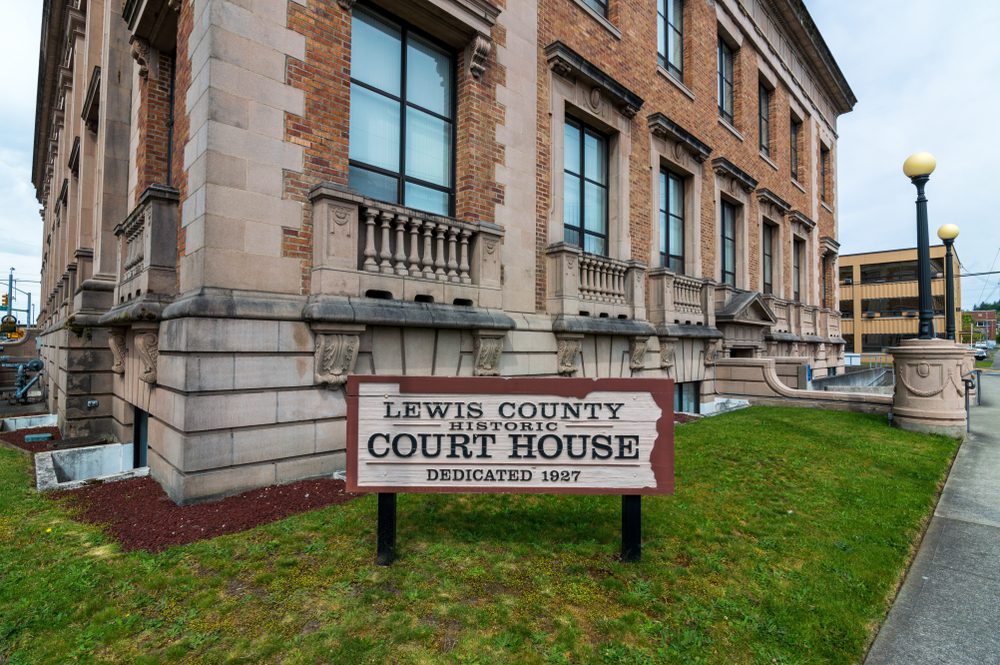 Aerial view of Chehalis, WA, the service area for our local pest control solutions.
