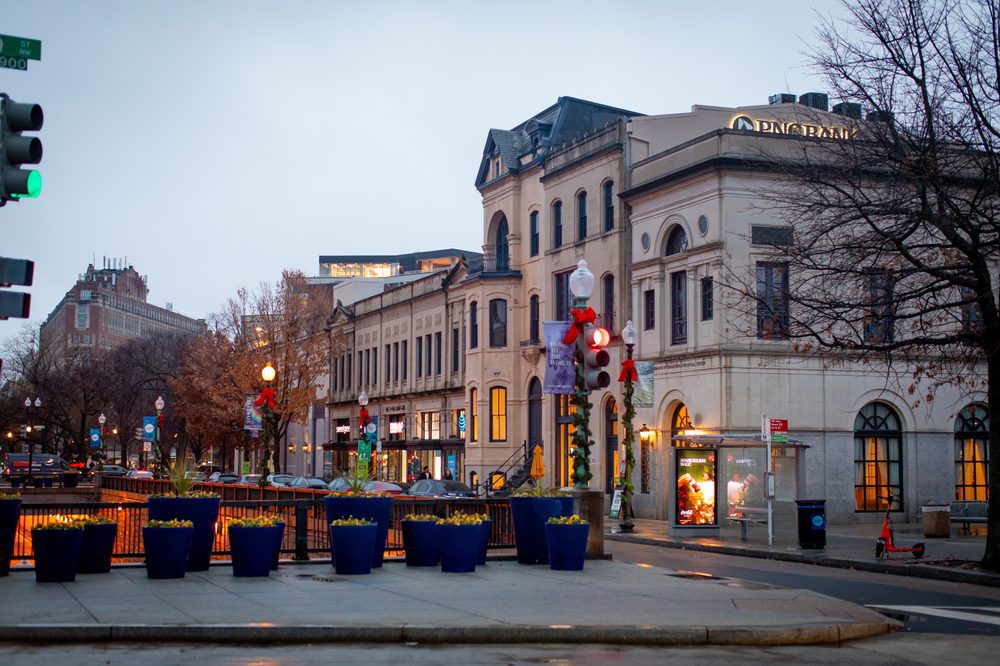 Aerial view of Dupont, WA, the service area for our local pest control solutions.