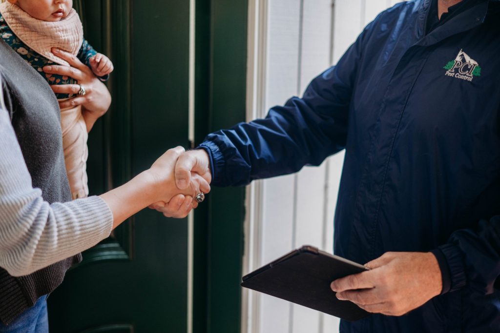 The third step in our Commercial Pest Control service